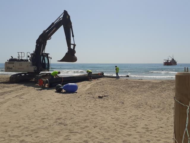 Actualización de la infraestructura de las playas de Vilanova para la temporada de verano 2025