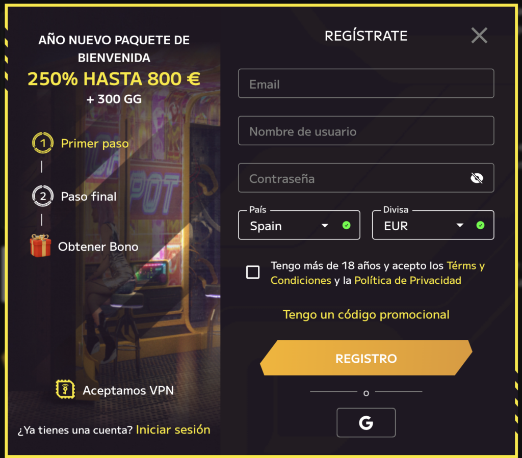 Proceso de Registro en Wild Tokyo Casino