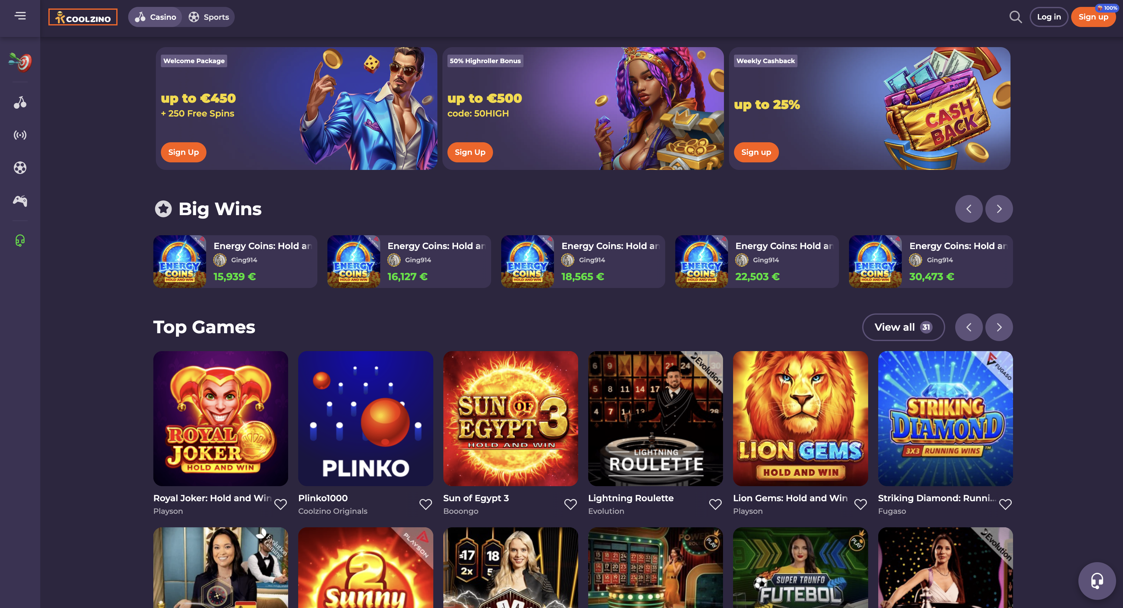 coolzino casino review